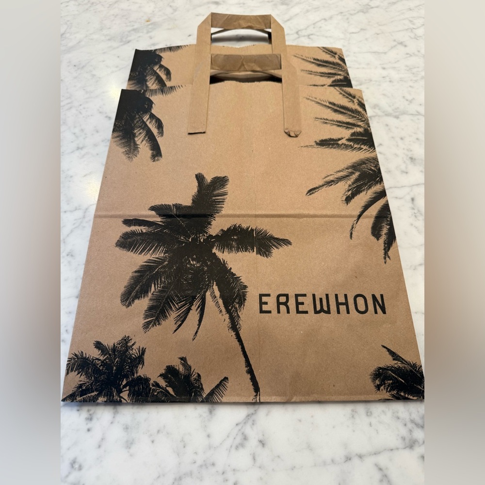 2 EREWHON Paper Handle Bags
